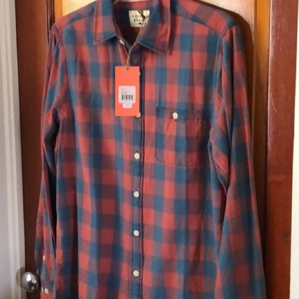 NORMAL BRAND, NWT Men’s Flannel Shirt, Size XL